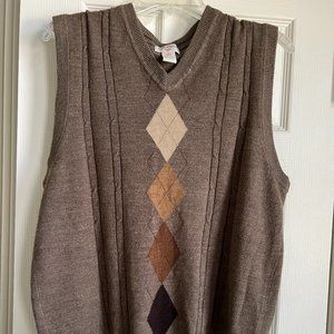 Dockers Argyle Vest M Academic Church Office